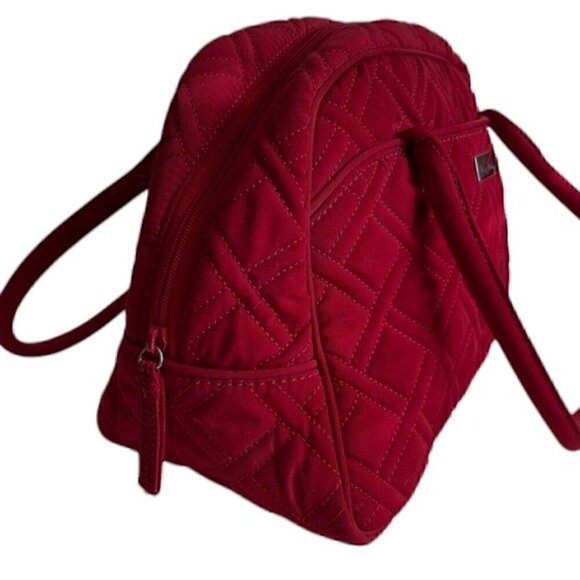 Women's Vera Bradley Red Quilted Purse (Shoulder Bag) - Picture 2 of 7